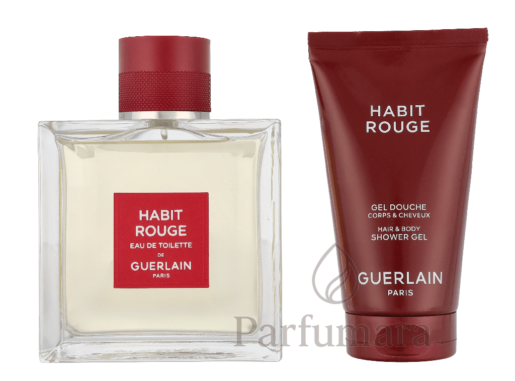 Guerlain Habit Rouge Geschenkset Eau de Toilette 100ml/Shower Gel 75ml 175 ml