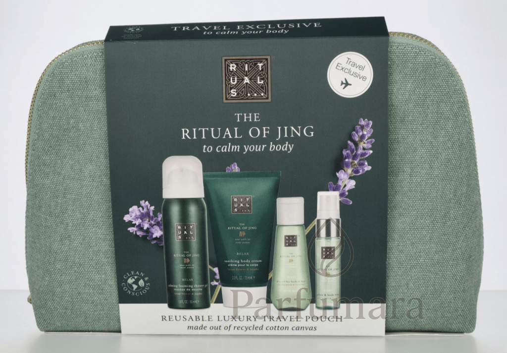 Rituals Jing Giftset Body Cream 70ml/Dry Oil 50ml/Pillow & Body Mist 20ml/Foaming SG 50ml 190 ml