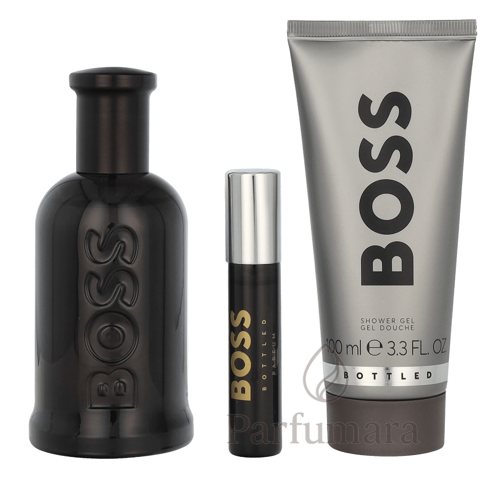 Hugo Boss Bottled Giftset Edp Spray 100ml/ Edp Spray 10ml/Shower Gel 100ml 210 ml
