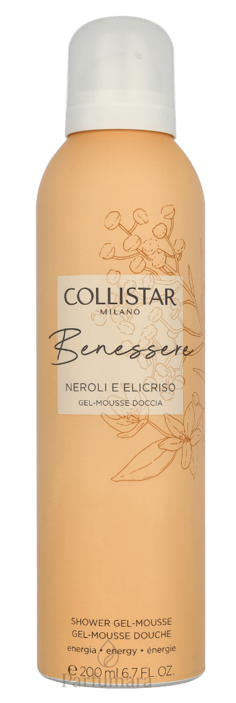 Collistar Benessere Neroli And Helichrysum Shower Gel - Mousse 200 ml