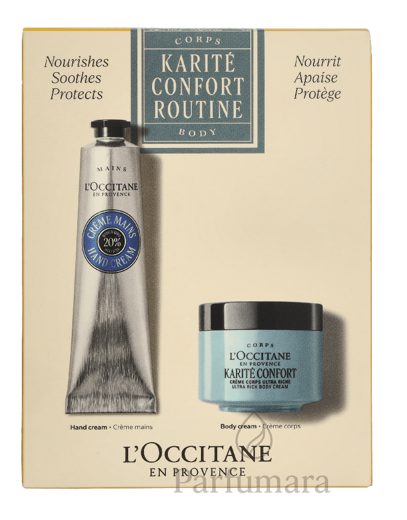 L'Occitane Shea Butter Body Routine Kit Body Cream 75ml/Hand Cream 75ml 150 ml