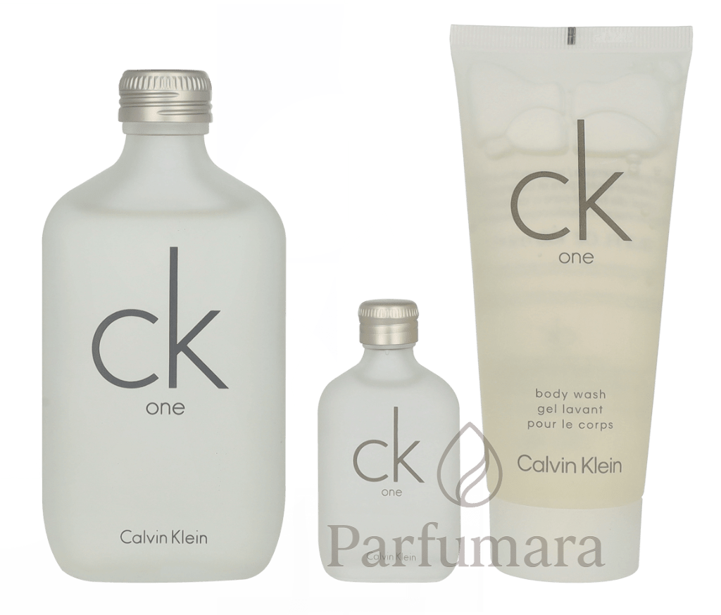 Calvin Klein CK One Giftset Edt Spray 100ml/Body Wash 100ml/Edt Spray 15ml 215 ml