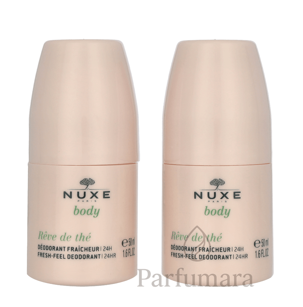 Nuxe Reve De The Duo Set Fresh Feel Deodorant 24H Roll - On 2 x 50 ml 100 ml