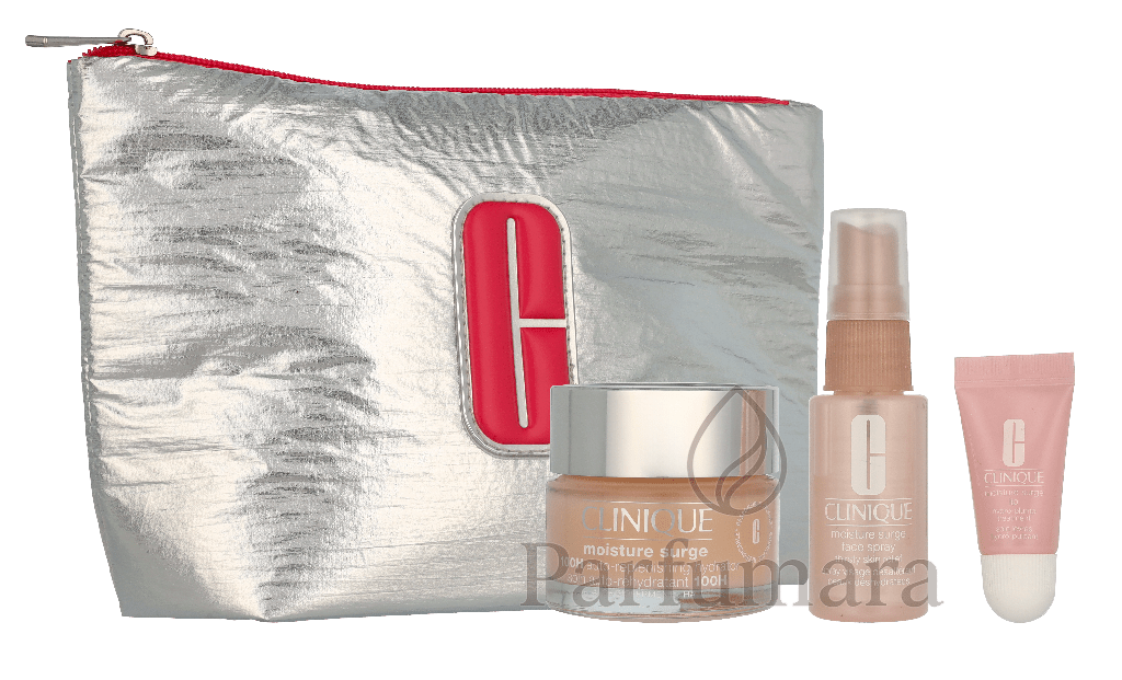 Clinique Moisture Surge Value Set Moisture Surge 100 - Hour Auto - Replenishing Hydrator 50ml/Moisture Surge Face Spray 30ml/Moisture Surge Lip Hydro - Plump Treatment 7ml 87 ml