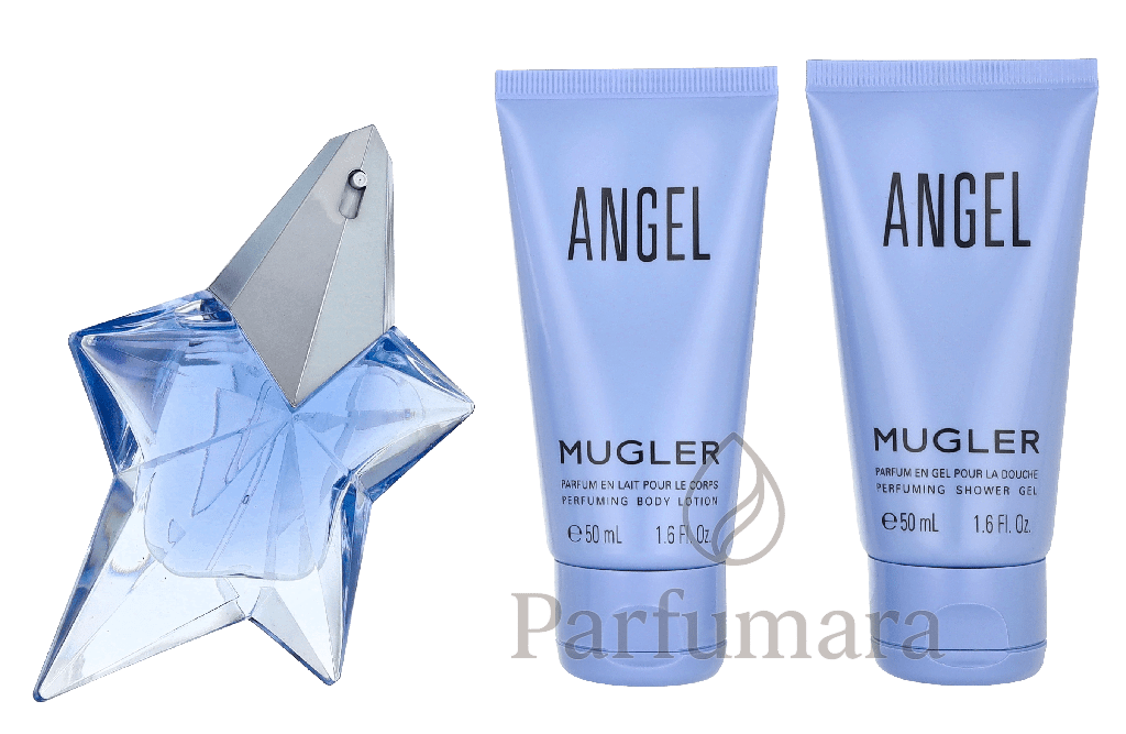 Thierry Mugler Angel Giftset Edp Spray 25ml/Body Lotion 50ml/ Shower Gel 50ml 125 ml