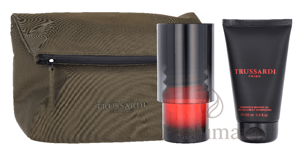 Trussardi Primo Geschenkset Eau de Parfum 100ml Box/Shampoo & Shower Gel 100ml/Beauty Bag 200 ml