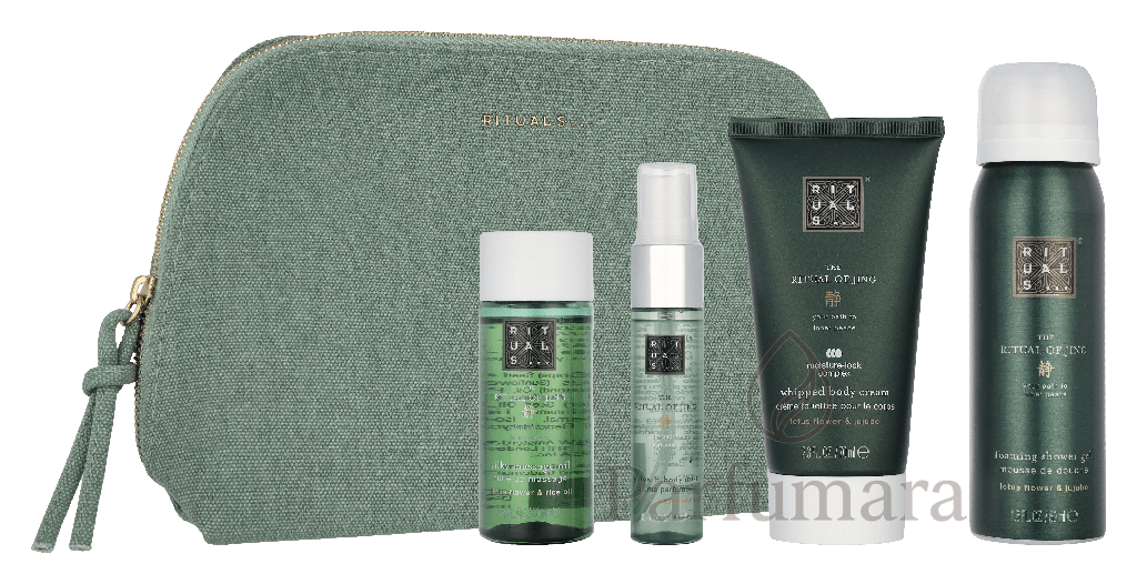 Rituals Jing Geschenkset Shower Gel 50ml/Body Cream 70ml/Massage Oil 50ml/Body Mist 20ml 190 ml
