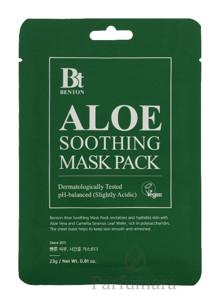Benton Aloe Soothing Mask Pack 10 Pieces 10 Stück