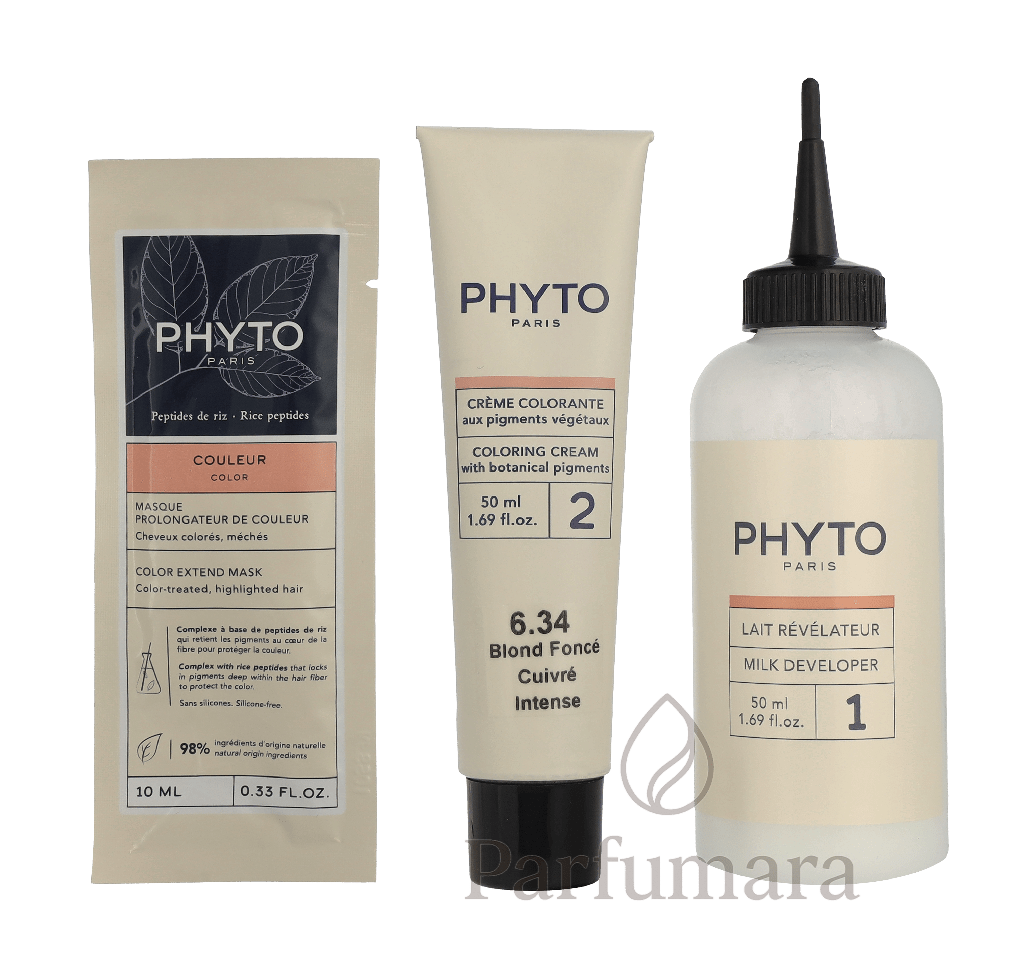 Phyto Phytocolor Permanent Color 6.34 Intense Dark Copper Blonde 110 ml