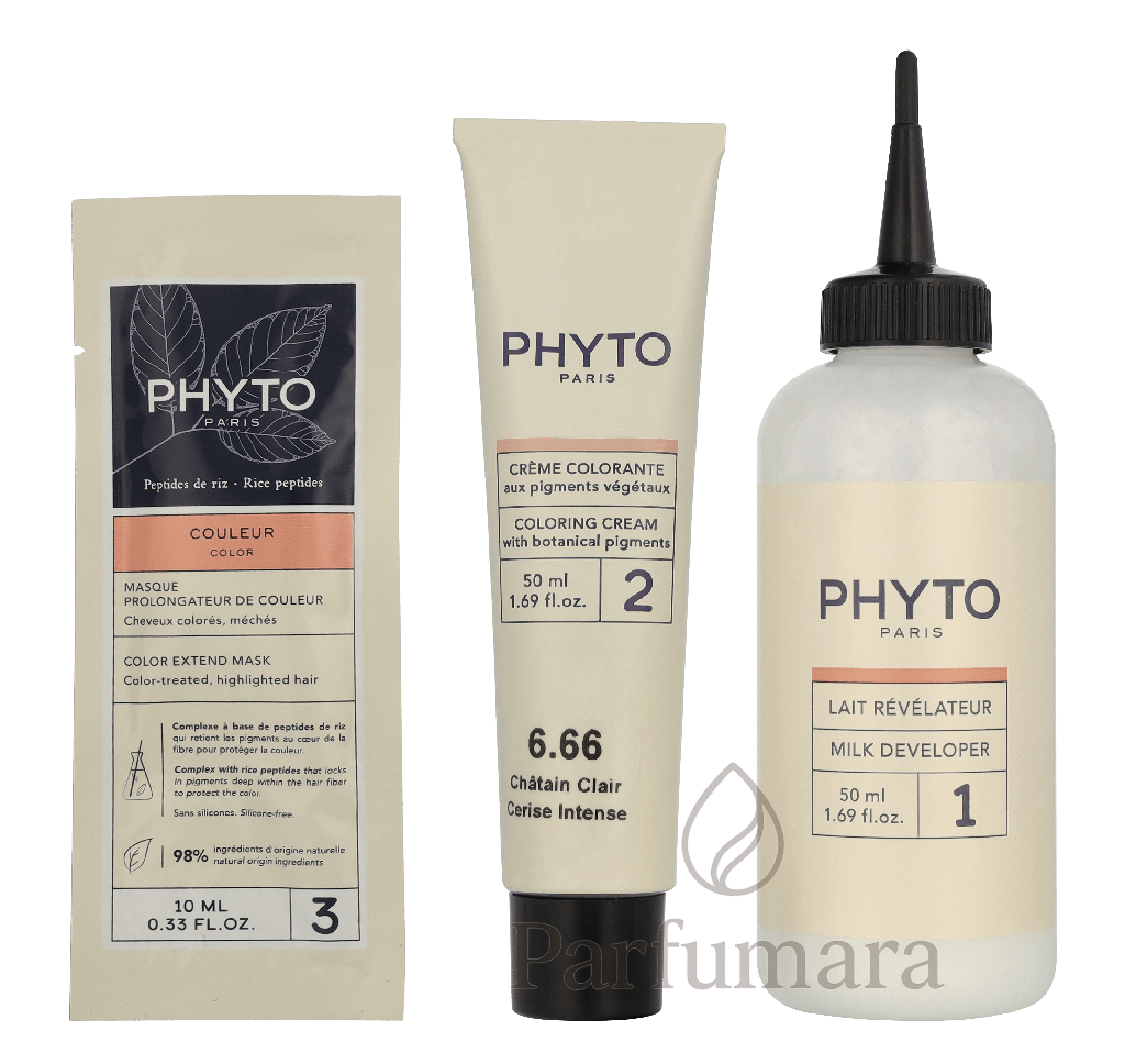 Phyto Phytocolor Permanent Color 6.66 Intense Cherry Red Brown 110 ml