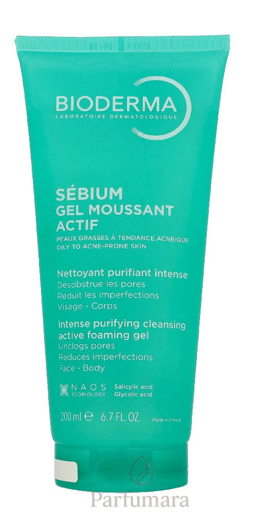 Bioderma Sebium Int. Purifying Cleansing Active Foaming Gel Oily To Acne - Prone Skin 200 ml