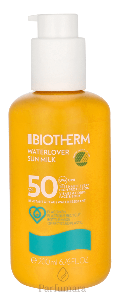 Biotherm Waterlover Sun Milk w/Pump SPF50 Face & Body 200 ml