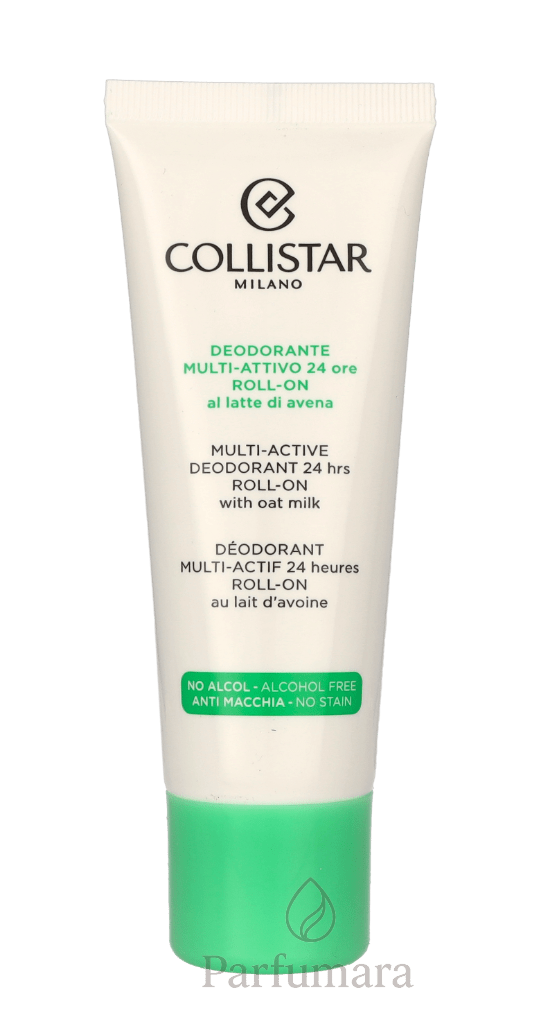 Collistar Multi - Active Deo 24H Roll On Alcohol Free - With Oat Milk 75 ml