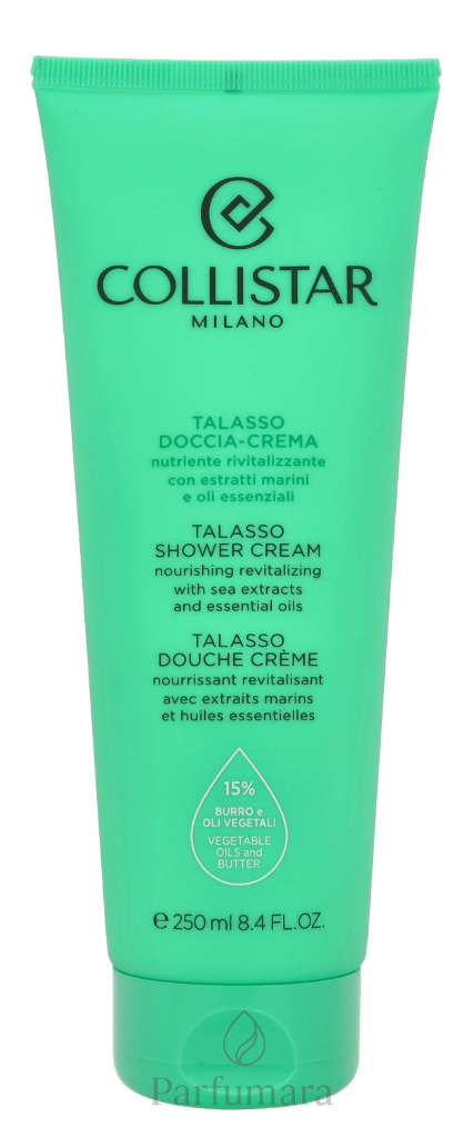 Collistar Talasso Shower Cream Nourishing Revital With Sea Extracts And Essential Oils 250 ml