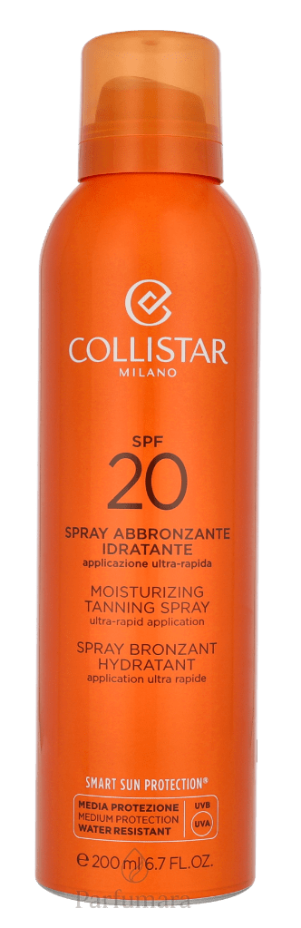 Collistar Moisturizing Tanning Spray SPF20 Medium Protection 200 ml