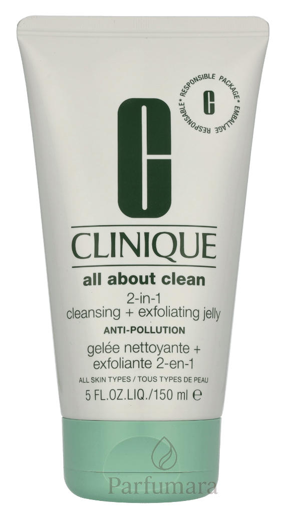 Clinique All About Clean 2 - In - 1 Cleansing +Exfoliating Jelly All Skin Types 150 ml