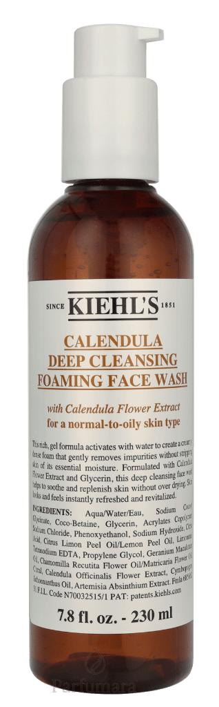 Kiehl's Calendula Deep Cleansing Foaming Face Wash For A Normal - To - Oily Skin Type 230 ml