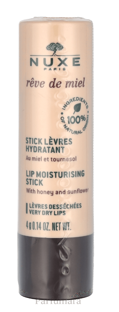 Nuxe Reve De Miel Lip Moisturizing Stick With Honey And Sunflower/Dry or damaged lips 4 g