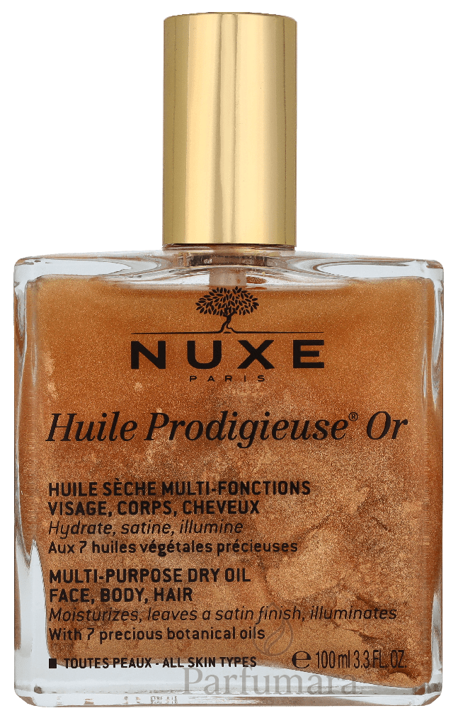 Nuxe Huile Prodigieuse Or Multi-Purpose Dry Oil Face, Hair And Body 100 ml