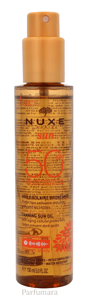Nuxe Sun Tanning Sun Oil High Protection SPF50 Face And Body 150 ml