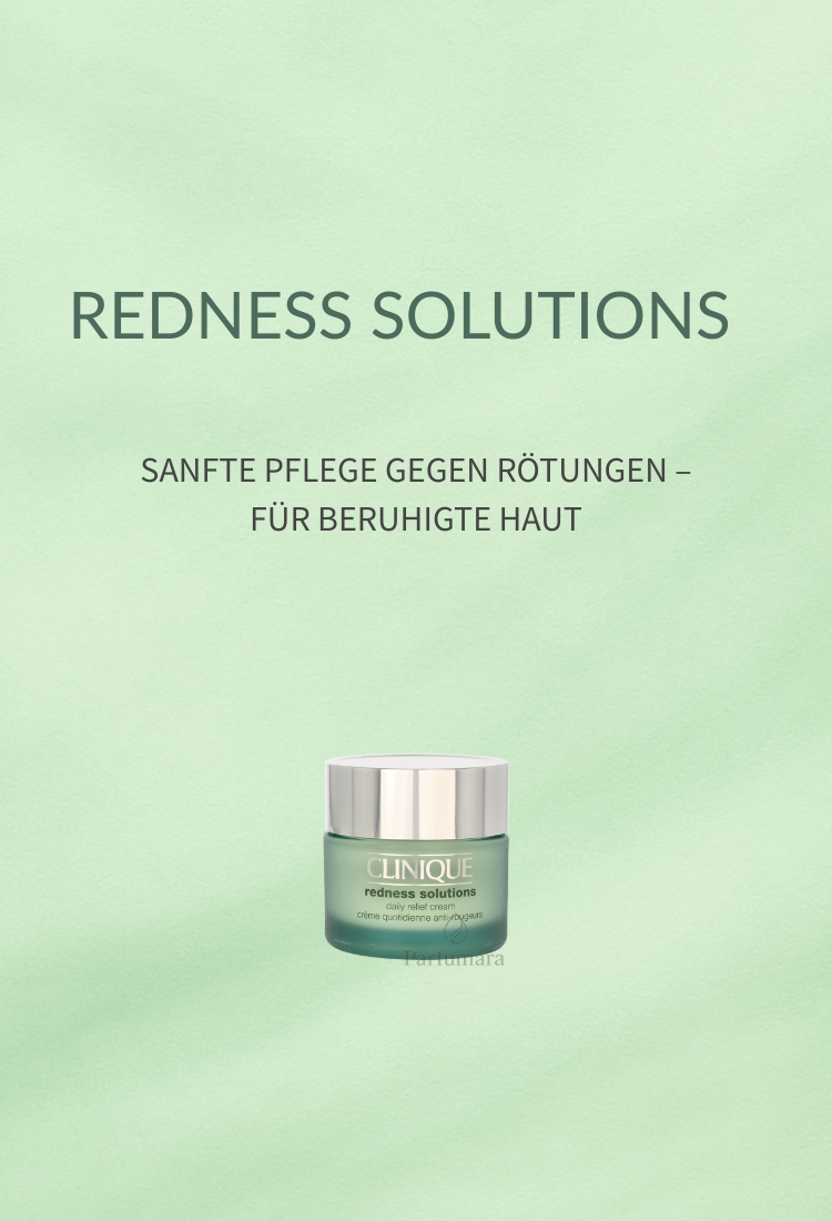 Grüner Hintergrund mit dem Text Redness Solutions