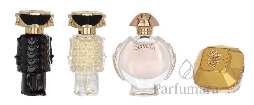 Paco Rabanne Feminine Set Lady Million 5ml/Olympea 6ml/Fame Parfum 4ml/Fame Edp 4ml 19 ml