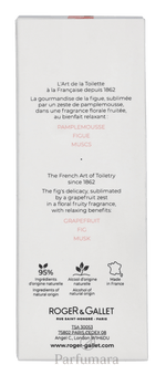 Roger & Gallet Fleur De Figuier Wellbeing Fragrant Water Natural Spray 100 ml