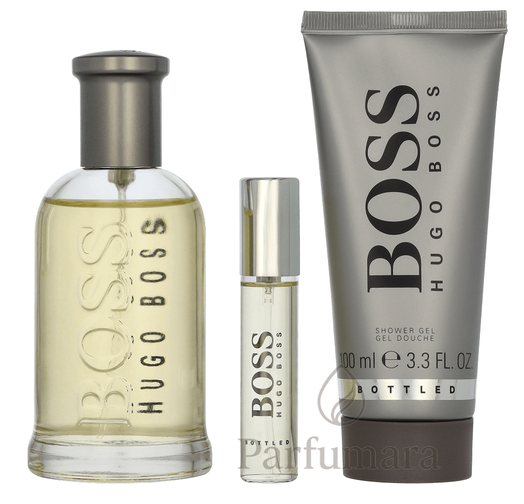 Hugo Boss Bottled Giftset Edt Spray 100ml/Edt 10ml/Shower Gel 100ml 210 ml