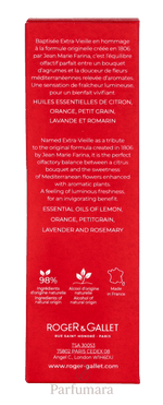 Roger & Gallet Jean Marie Farina Eau de Cologne 30 ml