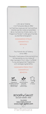 Roger & Gallet Fleur D'Osmanthus Wellbeing Fragrant Water Natural Spray 30 ml