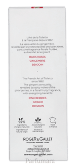 Roger & Gallet Gingembre Rouge Wellbeing Fragrant Water 30 ml