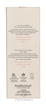 Roger & Gallet Rose Wellbeing Fragrant Water Natural Spray 100 ml