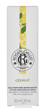 Roger & Gallet Cedrat Wellbeing Fragrant Water Natural Spray 100 ml