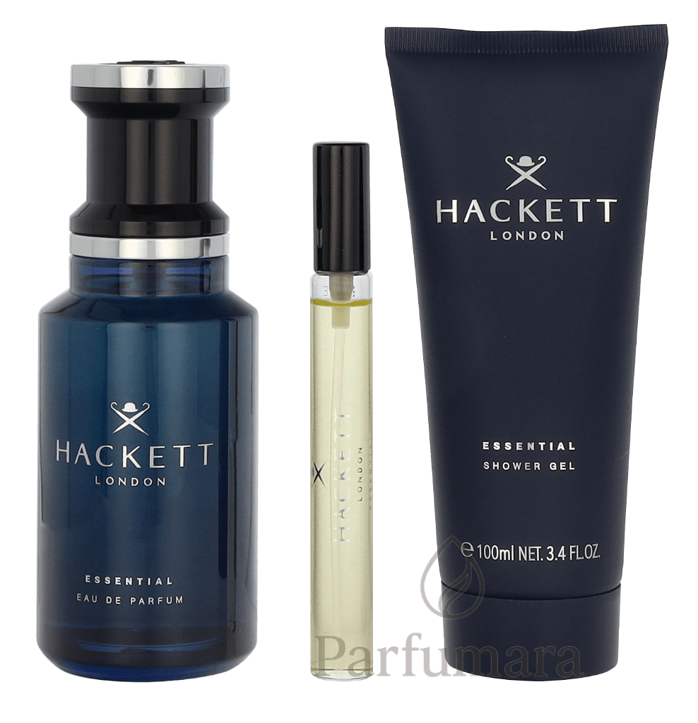 Hackett Essential Giftset Edp Spray 100 ml/Showergel 100 ml/Travel Spray 10 ml