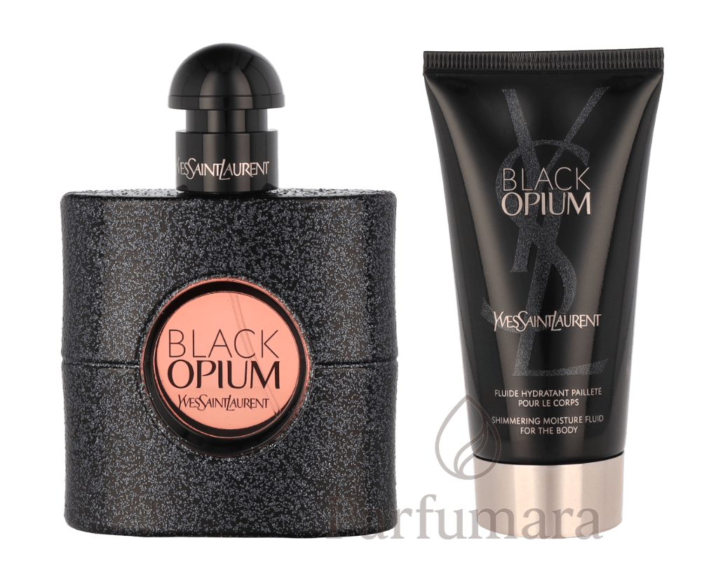 YSL Black Opium Giftset EDP 50 ml/Body Lotion 50 ml/Travel Selection