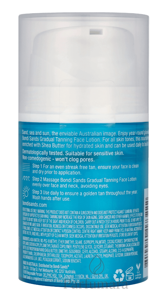 Bondi Sands Gradual Tan Face Lotion For Sensitive Skin 50 ml