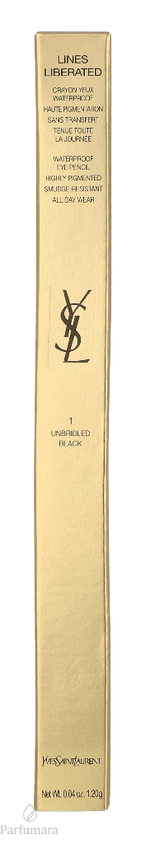 Yves Saint Laurent Lines Liberated Waterproof Eye Pencil 01 Unbridled Black 1,2 g