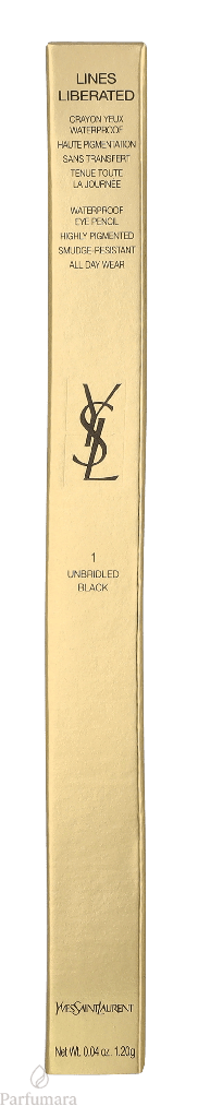 Yves Saint Laurent Lines Liberated Waterproof Eye Pencil 01 Unbridled Black 1,2 g