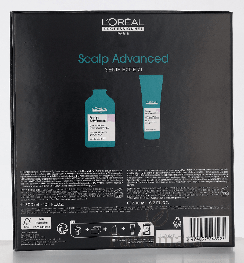 L'Oreal Serie Expert Scalp Advanced Set 300/200 500 ml