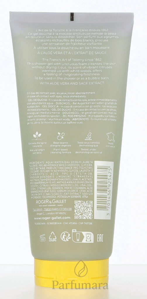 Roger & Gallet Cologne Twist Shower Gel 200 ml