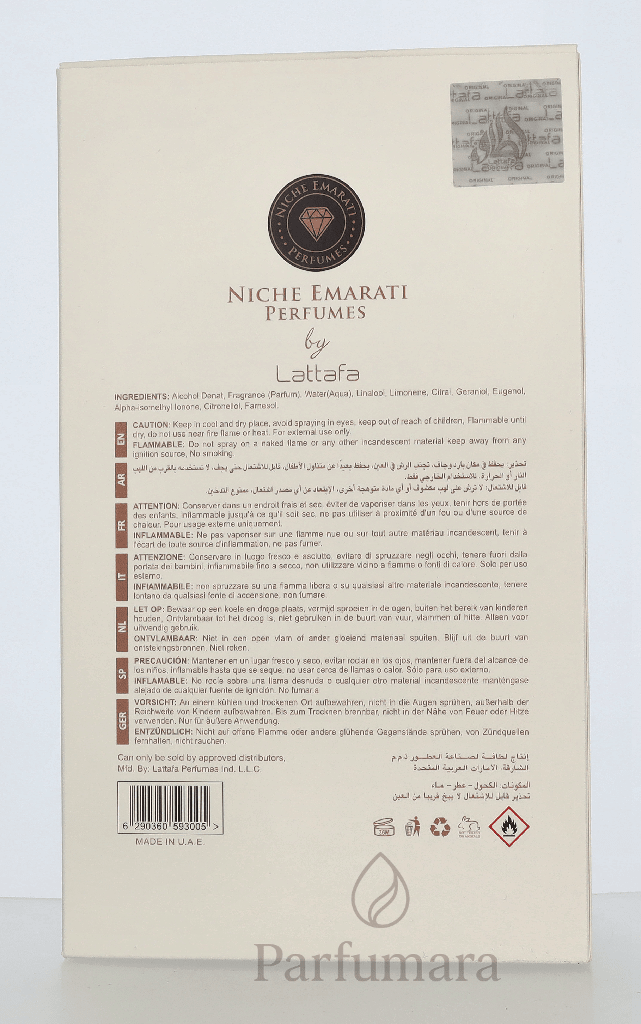 Lattafa Niche Emarati Vintage Castle Eau de Parfum 100 ml