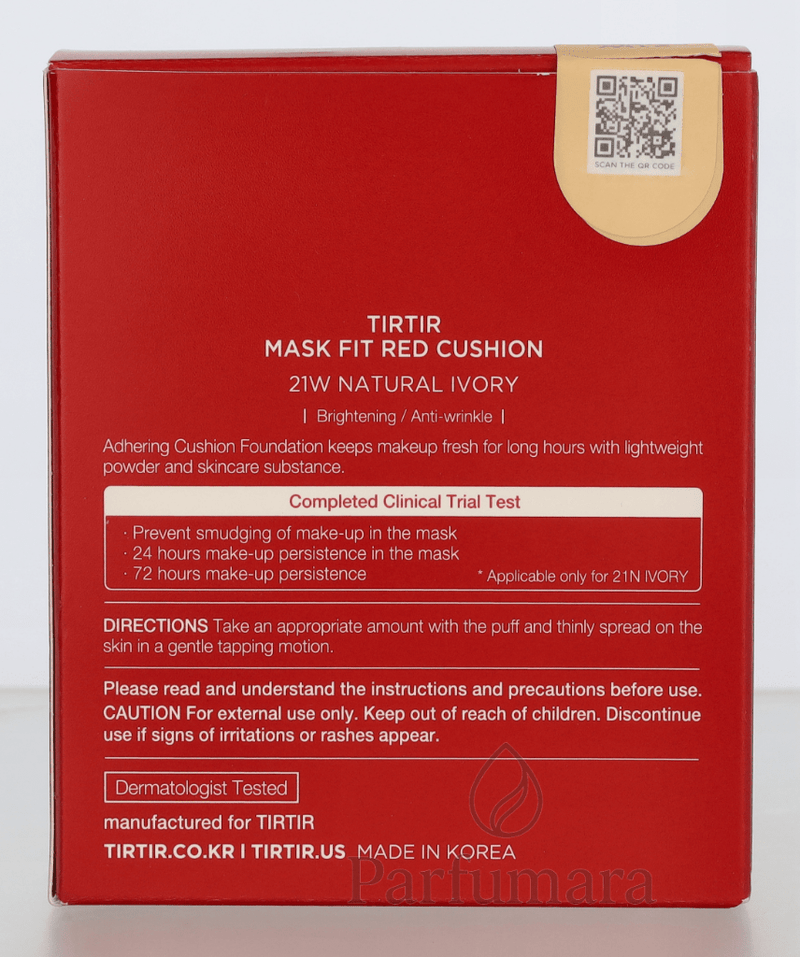 Tirtir Mask Fit Red Cushion Foundation SPF40 21W Natural Ivory 18 g