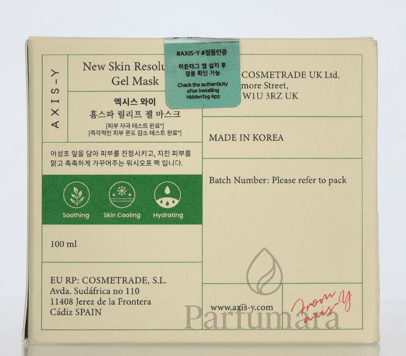 Axis - Y New Skin Resolution Gel Mask 100 ml