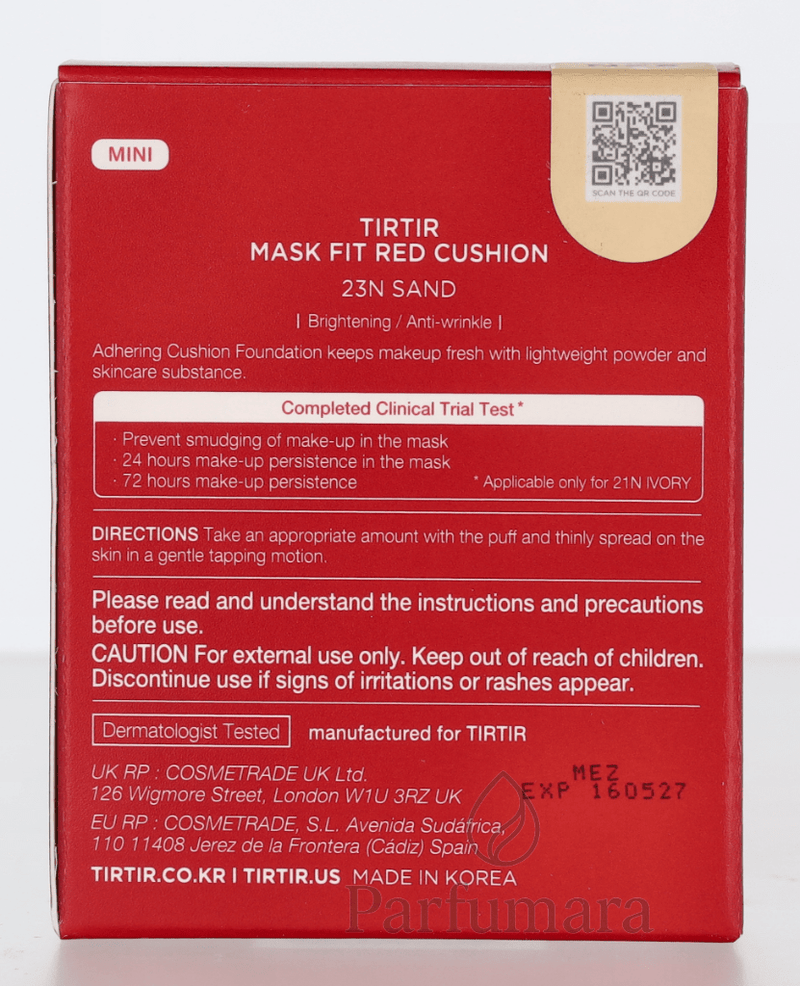 Tirtir Mask Fit Red Mini Cushion Foundation 23N Sand 4,5 ml