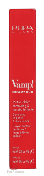 Pupa Vamp! Creamy Duo Lip Pencil 004 Light Rose / lipstick 0,8g / lip pencil 0,2g 1 g