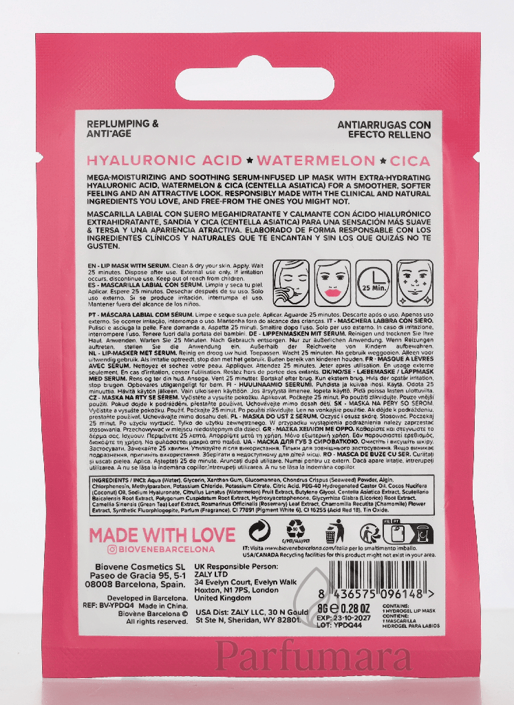 Biovene Watermelon Mega - Moisturize Lip Mask 0