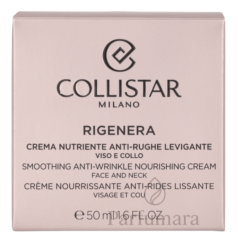 Collistar Rigenera Smoothing Anti - Wrinkle Nourishing Cream 50 ml