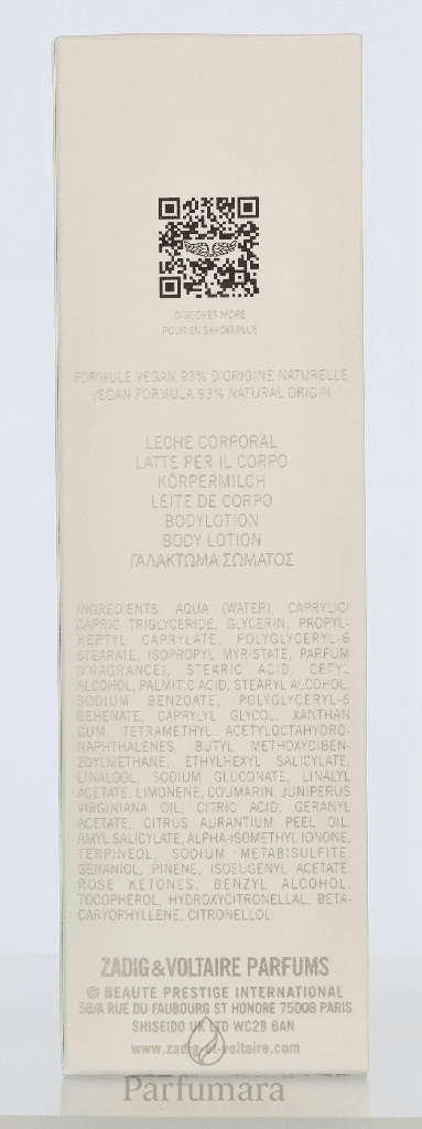 Zadig & Voltaire Zadig Body Lotion 200 ml