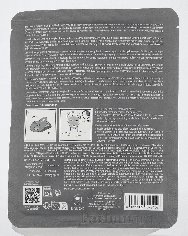 Babor Doctor Hydration Cryo Plumping Mask 0