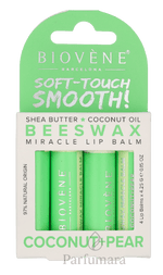 Biovene Soft - Touch Smooth! Beeswax Coconut+Pear Lip Balm Set 4x4,25g 17 g